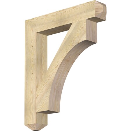 Ekena Millwork Westlake Craftsman Rough Sawn Bracket, Douglas Fir, 6"W x 36"D x 42"H BKT06X36X42WTL04RDF